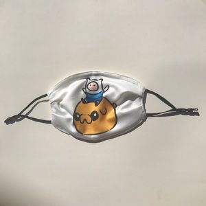 NWOT Adventure Time Chibi Face Mask